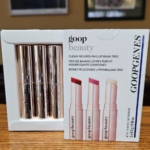 Clean Nourishing Lip Balm Trio - Tomato, Peony, Clear